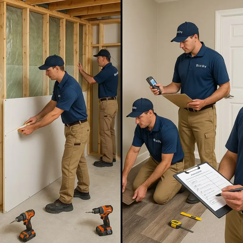 Repairs and Reconstruction process in Billington Heights, NY
